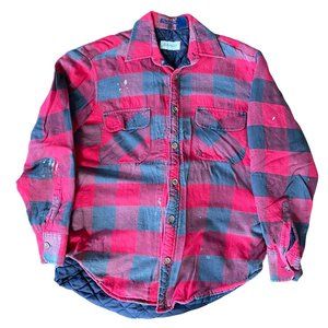 Distressed Flannel Jacket